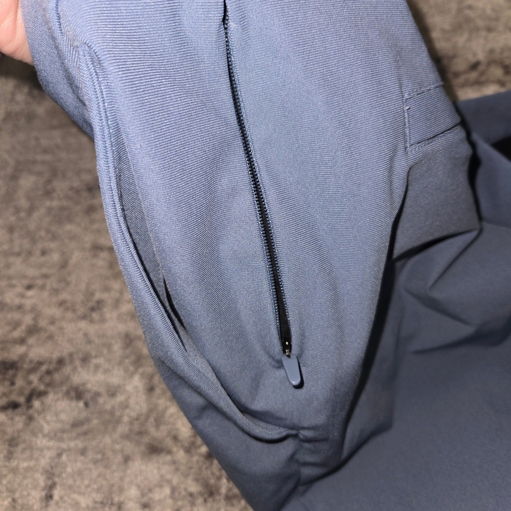 Lululemon M Slate Blue Performance Shorts 38" Waist 6.5" Inseam Athletic Golf - Picture 10 of 13